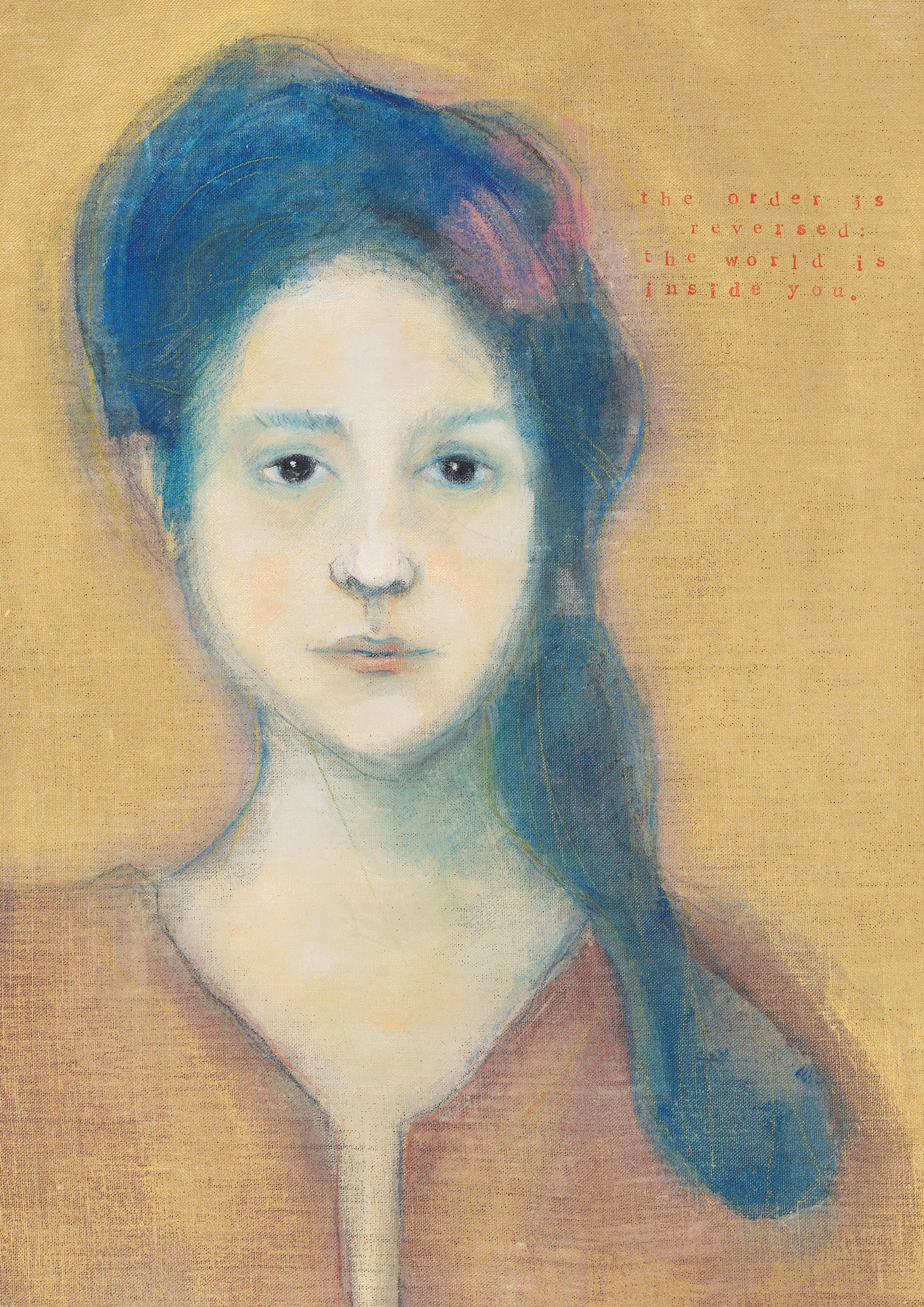 Opera di Francesca Candito - the order is reversed, the word is inside you